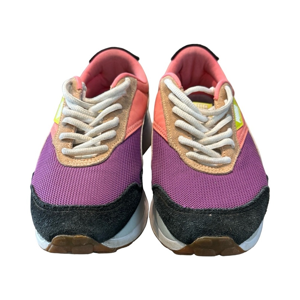 Puma Cruise Rider Silk Road Womens Sneakers Purple Coral Black 375072-05 Size 8 - Picture 2 of 7